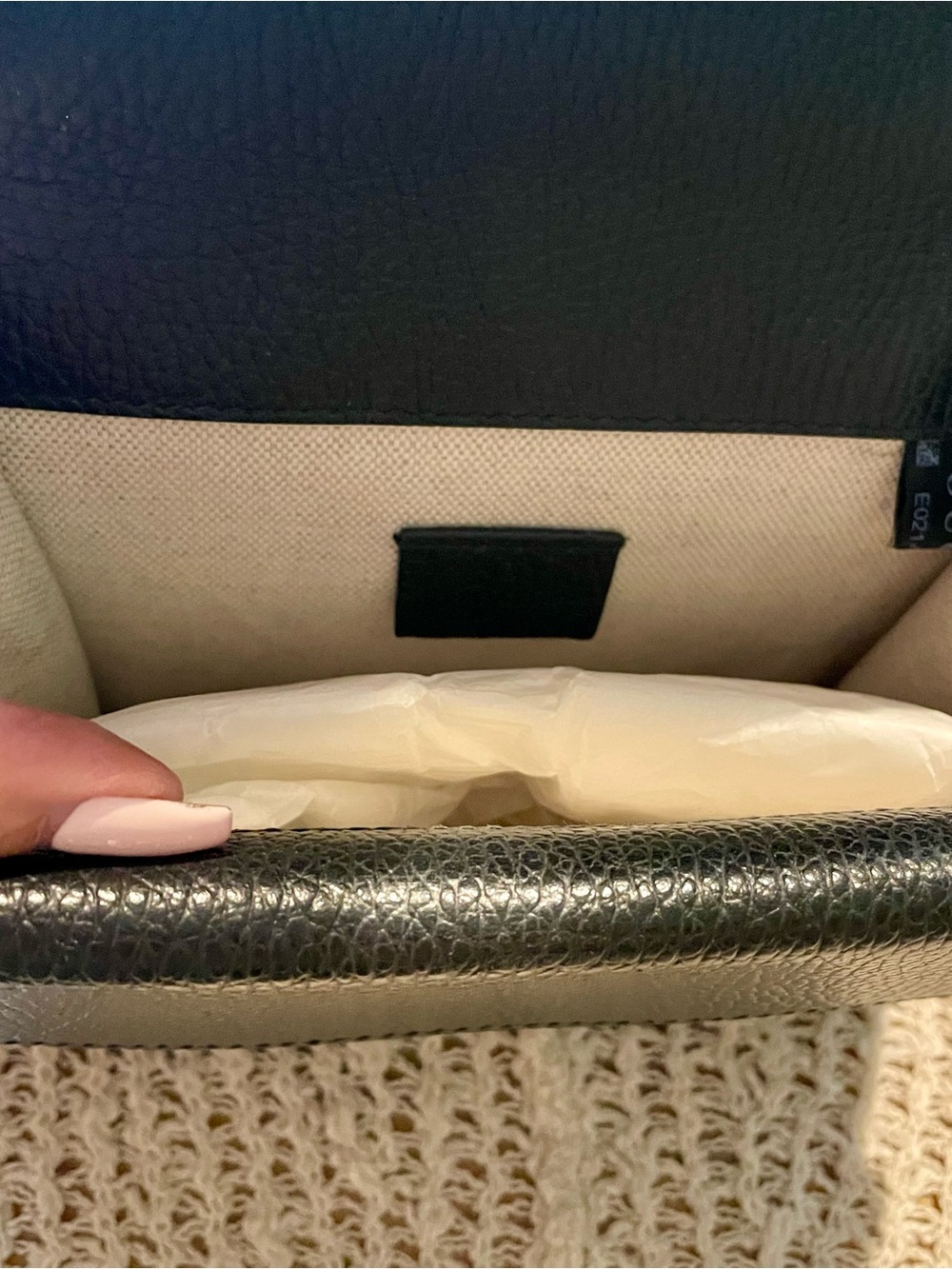 🔥Authentic Gucci Black Leather Dionysus Small Shoulder Bag - Picture 8 of 10
